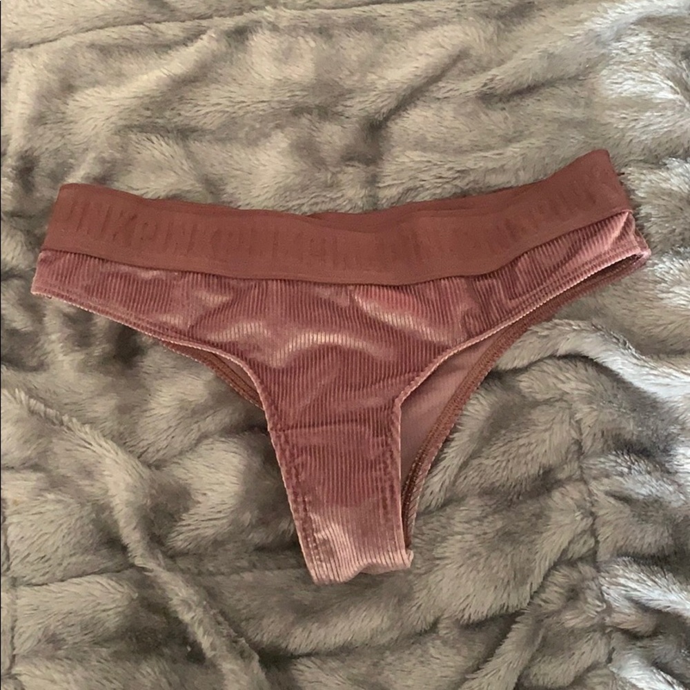 PINK velvet panties